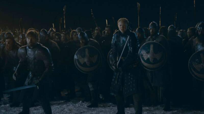 Jaime et Brienne sont les premiers à être prêts pour partir en guerre
