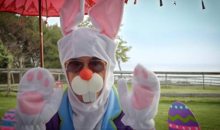 Robert Downey Jr était méconnaissable sous son déguisement de lapin