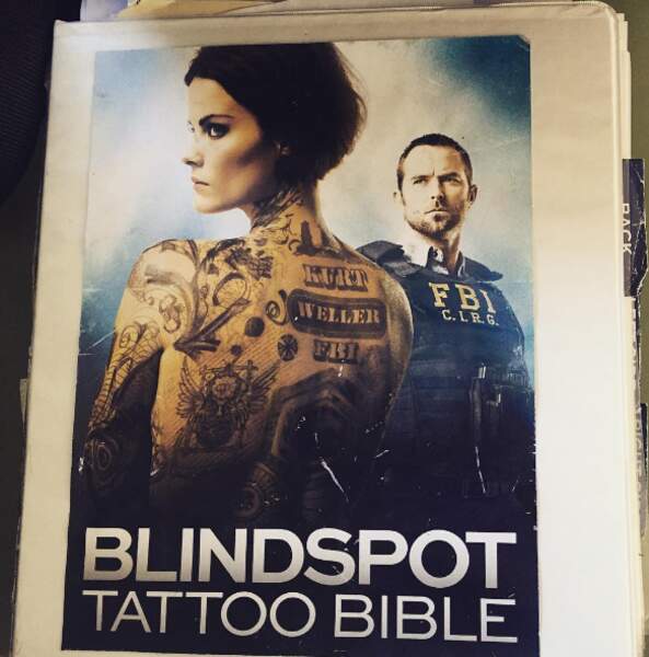 Il existe même une bible des tatouages de Blindspot, pour ne pas faire d'erreurs d'un épisode à l'autre