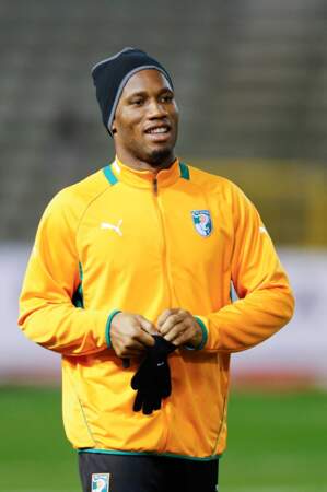 La star de l'équipe ivoirienne Didier Drogba, 36 ans
