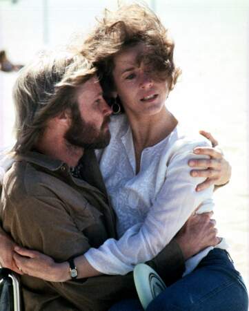 John Voight et Jane Fonda dans Le Retour, un film de Hal Ashby, en 1978 