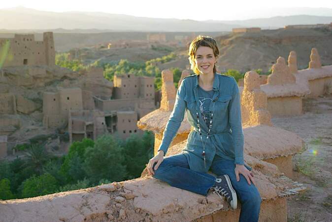 De 2007 à 2012, Julie Andrieu a parcouru le monde dans Fourchette et sac à dos. Ici, au Maroc 