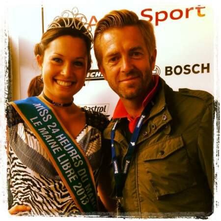 Alexandre Delpérier a rencontré Miss 24h du Mans. Trop-la-chance !