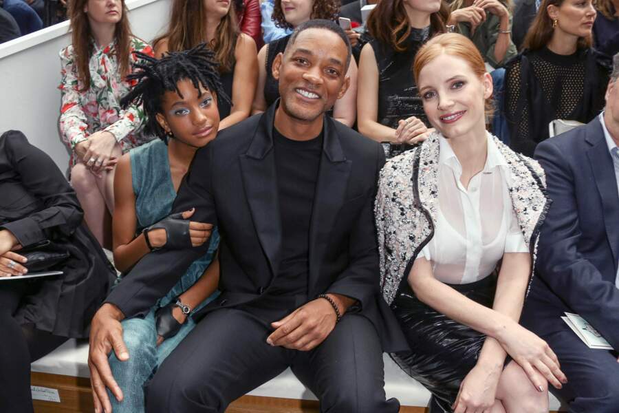 Le défilé Chanel : incontournable pour Willow Smith, Will Smith et Jessica Chastain