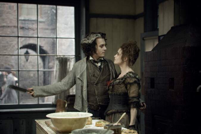 Sweeney Todd (2007) : Johnny Depp et Helena Bonham Carter