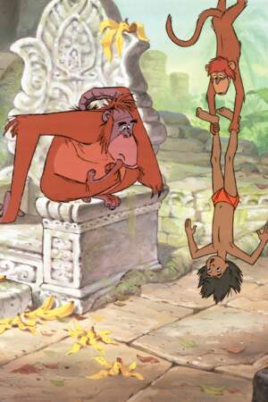 Le roi des singes, Louie, veut extorquer le secret du feu à Mowgli pour devenir humain, dans Le livre de la jungle.