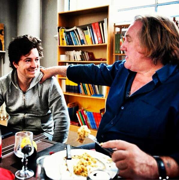 Jean (Top Chef) déjeune avec Gérard Depardieu
