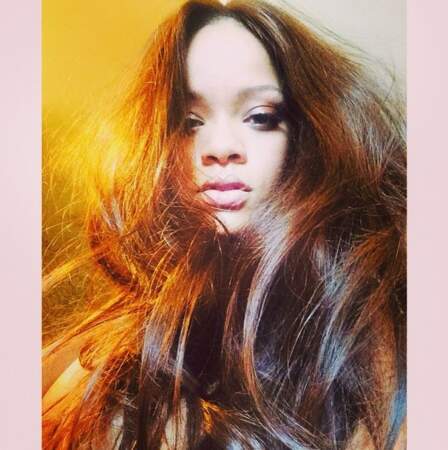 Et on termine par Rihanna et sa chevelure de princesse