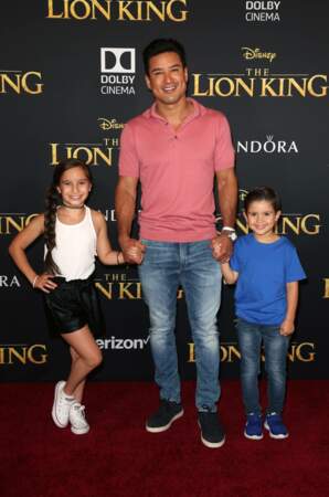 Mario Lopez et ses enfants