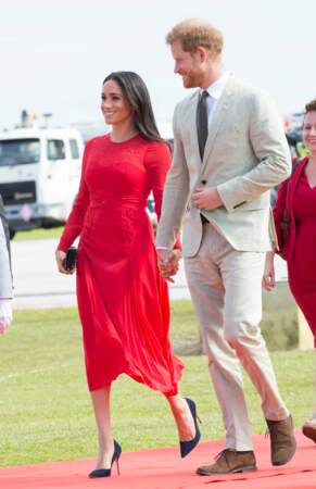 Meghan Markle et le prince Harry arrivent aux îles Tonga