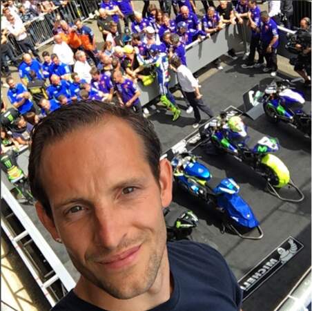 Renaud Lavillenie s'offre une virée moto au GP du Mans