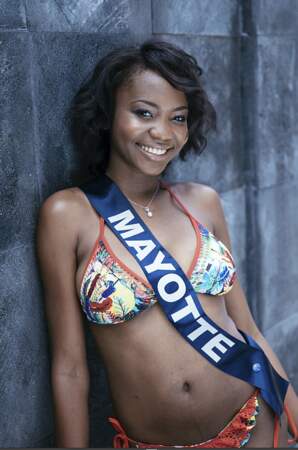 Naima Madi Mahadali, Miss Mayotte, radieuse ! 