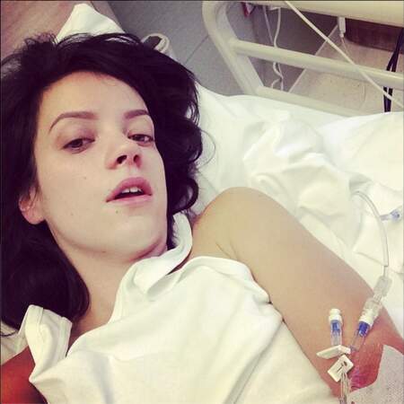 Semaine plus difficile pour Lily Allen hospitalisée après des vomissements. 