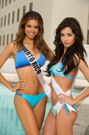 Miss Porto Rico et Miss Estonie