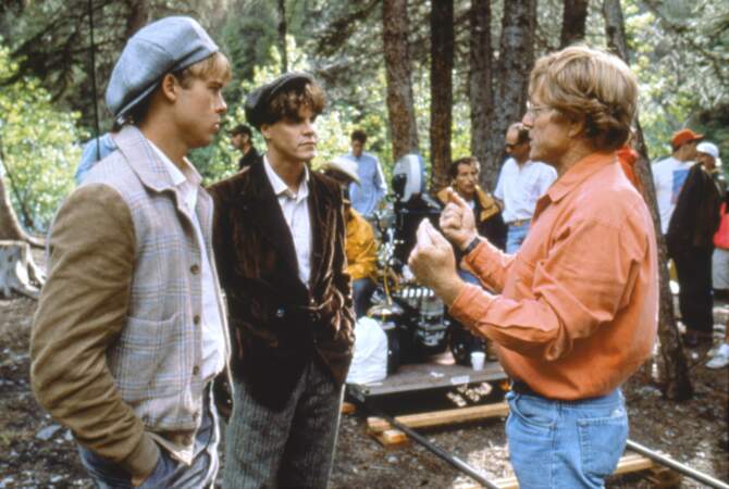 Robert Redford dirige Brad Pitt dans Et au milieu coule une rivière (1992)