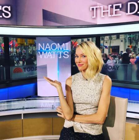 "Bonjour ici Naomi Watts, nous sommes en direct..." Terminé le cinéma et bonjour la télé ? 