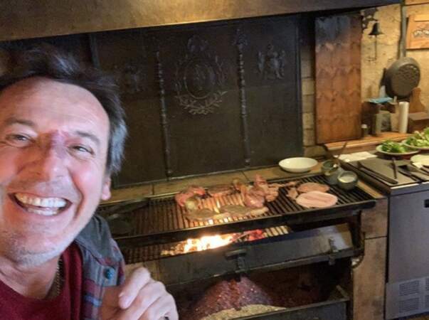 Jean-Luc Reichmann est content : il a fait un BBQ ce week-end. 