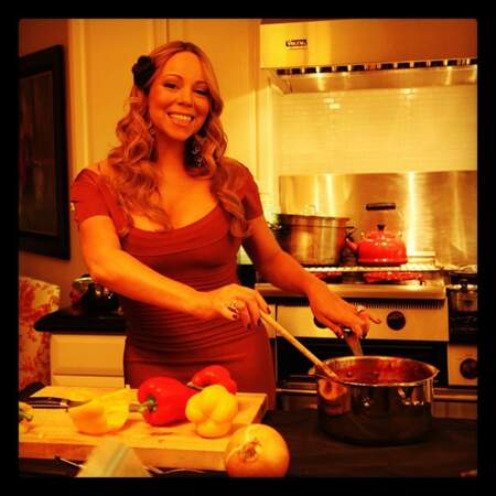 Mariah Carey sait aussi faire la cuisine