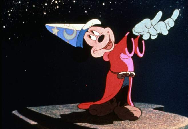 Mickey l'apprenti sorcier dans Fantasia (1940)