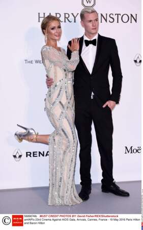 Paris Hilton, la reine de la planète people, avec son frère Barron