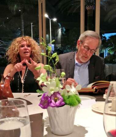 Trop la classe ! Le Président du Festival dîne avec le Président du jury : Mr Steven Spielberg !