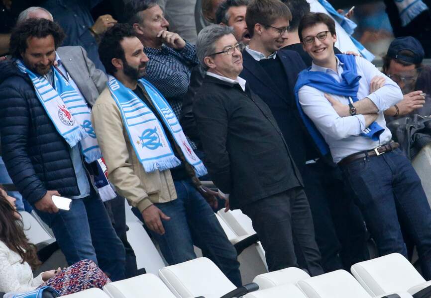 Jean-Luc Mélenchon, député de Marseille, a découvert le stade Vélodrome pour la première fois