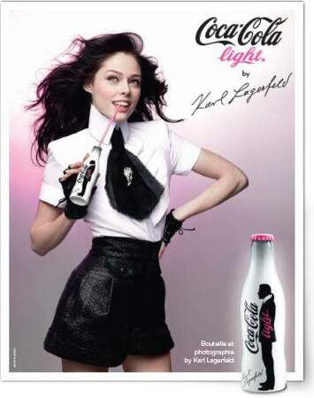 Affiche Coca Cola de 2011 - Campagne signée Karl Lagerfeld
