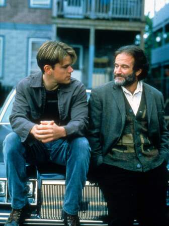 Robin Williams (avec Matt Damon) dans Will Hunting en 1998