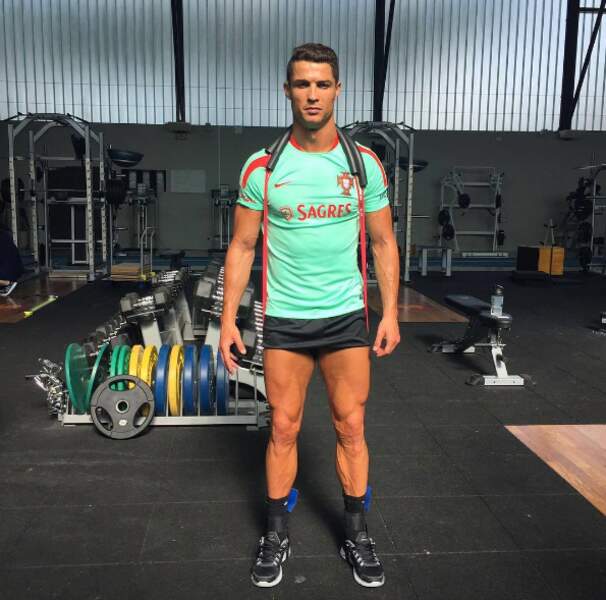 Cristiano Ronaldo continue les entraînements pour les quarts de finale. Surtout aux cuisses.