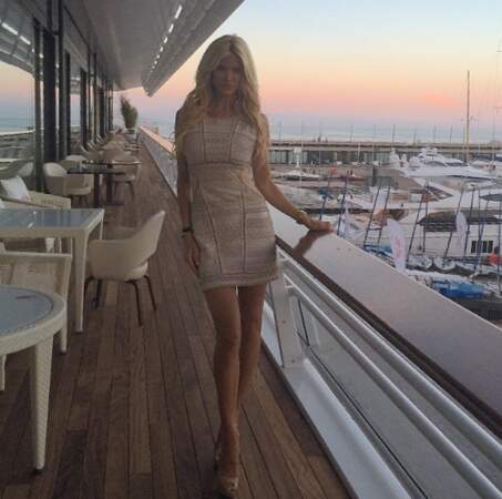 Sinon, Victoria Silvstedt est à Monaco