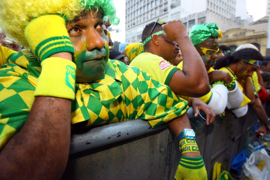 Il n'y avait pas beaucoup d'ambiance dans les rues brésiliennes hier...
