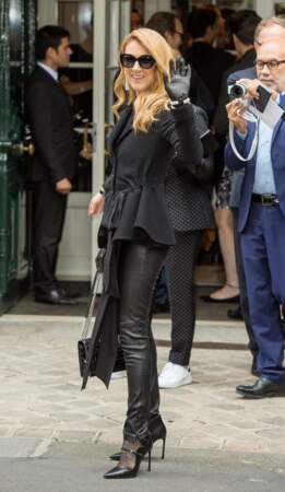 Celine Dion, superstar du défilé Dior