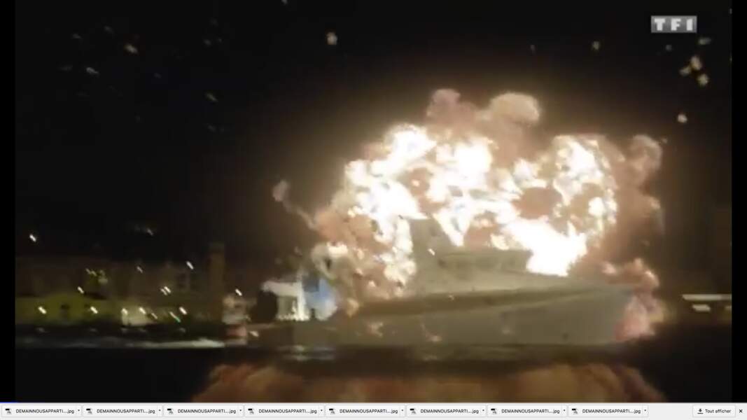 Demain nous appartient démarre par l'explosion mystérieuse d'un bateau dans le port de Sète. 