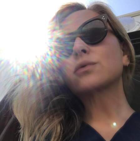 Ou au soleil ! Pour Jessica Capshaw (Arizona), qui dit au revoir au plateau avec un joli selfie