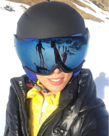 Et on termine par Sylvie Tellier, qui s'est offert quelques jours au ski !