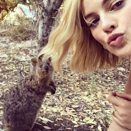 Dans son Australie natale, Margot Robbie a rencontré un quokka et on fond de jalousie. 