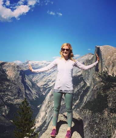 Un peu de nature : Sarah Drew nous a fait croire qu'elle déplaçait les montagnes à Yosemite. 