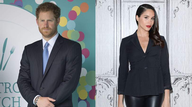 Un couple royal : le Prince Harry et l'actrice Meghan Markle (Suits). 