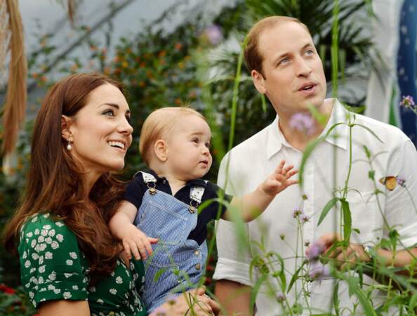 Le 22 juillet 2014, William et Kate célèbrent les 1 an de George
