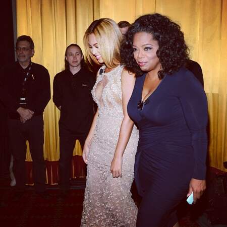 Photo classe avec Oprah Winfrey