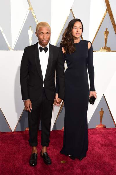 Le chanteur Pharrell Williams et sa femme elen Lasichanh