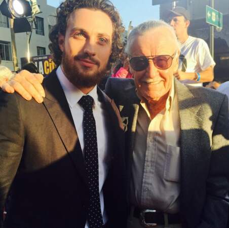 Avec Stan Lee, le Dieu des amateurs de super-héros