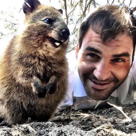 Vous préférez les animaux ? OK : voici le nouveau meilleur ami australien de Roger Federer. 
