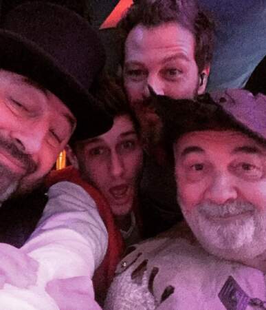 Kad Merad, Jean-Baptiste Maunier, Christophé Maé et Gérard Jugnot réunis pour un selfie