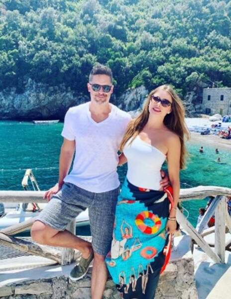 Sofia Vergara et son mari Joe Manganiello à Amalfi.