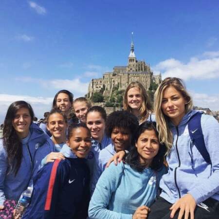 Les filles du PSG ont vu le Mont Saint-Michel. 