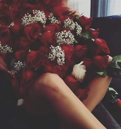 Emilie Nef Naf a montré à ses fans un magnifique bouquet
