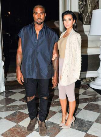 Comment ne pas citer Kim Kardashian et Kanye West, le couple le plus bling bling de l'année !