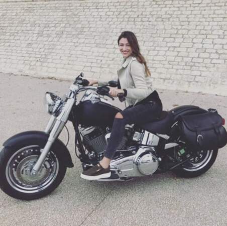Rachel Legrain-Trapani ne reconnaissait plus personne en Harley-Davidson. Graou ! 