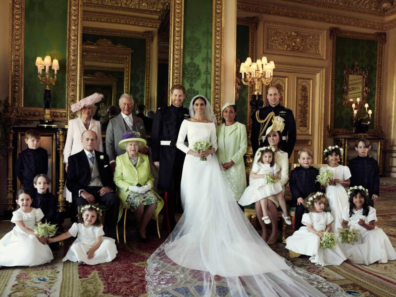 Le portrait idyllique d'une photo de famille...royale